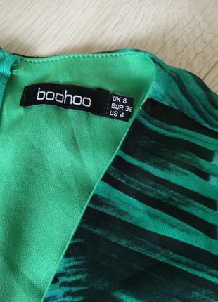 Платье шифоновое с разрезом boohoo3 фото