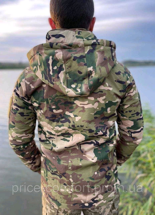 Тактическая куртка мультикам softshell2 фото