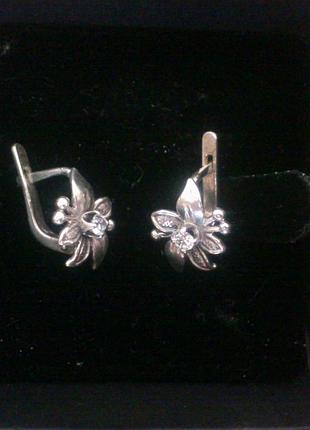 Серебряные серьги