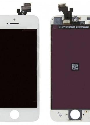 Дисплей для apple iphone 5 с сенсором белый