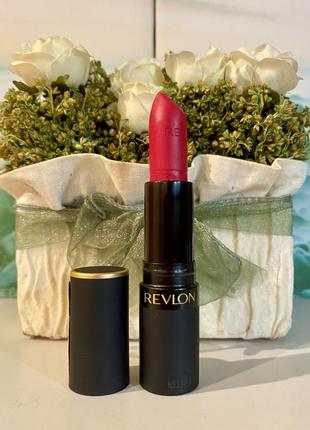 Revlon вишня 🍒 в снігу ❄️ губна помада 💄 super lustrous the luscious mattes тон 023 cherries 🍒 in the snow ❄️1 фото