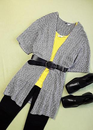 Крутой меланжевый кардиган н&м