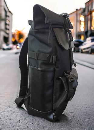 Рюкзак rolltop мужской женский для путешествий и ноутбука, роллтоп большой для города4 фото