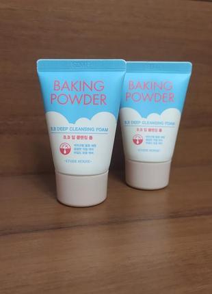 Пенка etude house baking powder bb deep cleansing foam1 фото