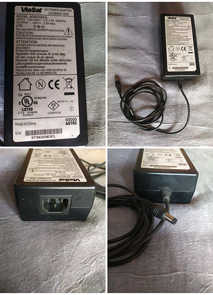 Viasat ac power adapter model ad8030n3l