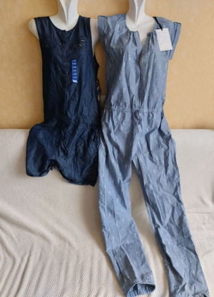 Комбінезони жіночі джинсові, бавовна, легкі1 фото