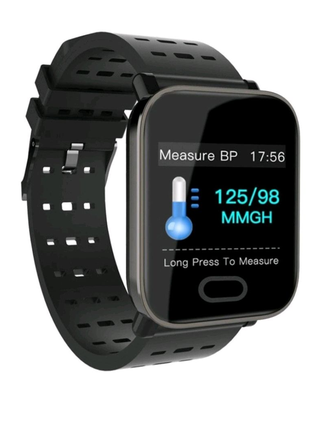 Годинник smart watch phone bakey a6 чорний вміє вимірювати пульс