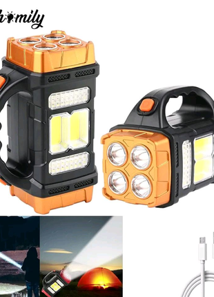 Ліхтар переносний bailong hb-2678-25w+2cob