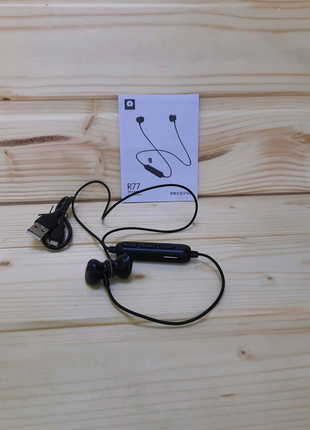Бездротові навушники wuw r77 wireless bluetooth чорний