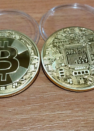 Монета "bitcoin"