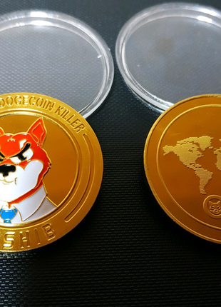 Монета криптовалюта shib