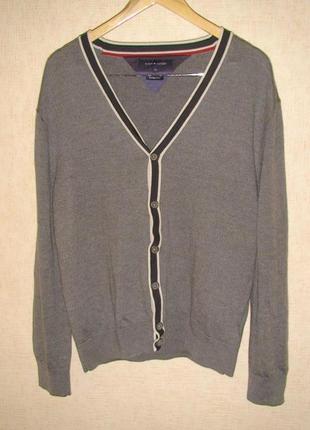 Кардиган оригинал (хл_л) шерсть tommy hilfiger