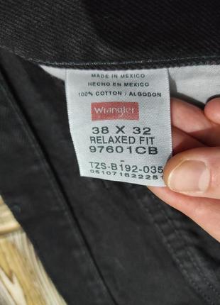 Нові чоловічі джинси, брюки wrangler relaxed fit mexico w38/l325 фото