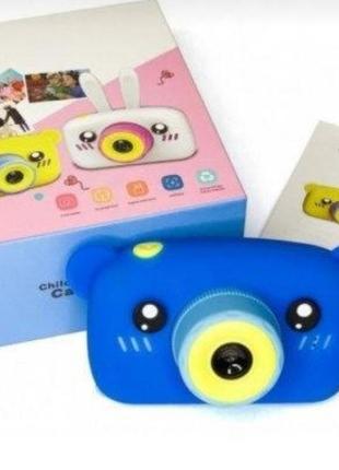 Дитячий фотоапарат ведмедик children's fun camera іграшка цифр...