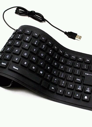 Гибкая силиконовая клавиатура flexible keyboard x3