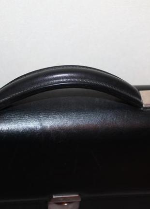 Neri karra классический кожаный портфель 100% натуральная кожа5 фото