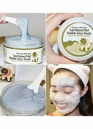 Маска для обличчя глиняно-бульбашкова carbonated bubble clay mask