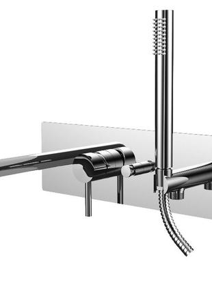 Paffoni lig 001 cr light смеситель для ванны c ручным душем, хром