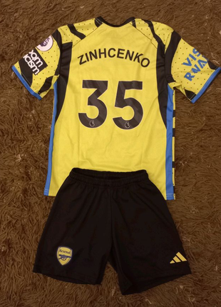 Зінченко арсенал форма адідас футболка дитяча 2023-24