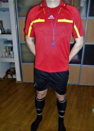 Судейская форма костюм комплект адидас футболка шорты