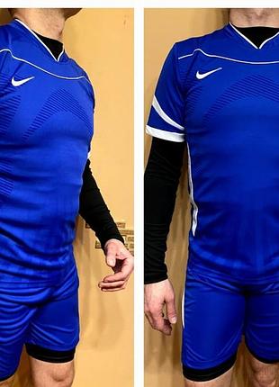 Футбольна форма найк футболка шорти ігрова з логотипом доросла.