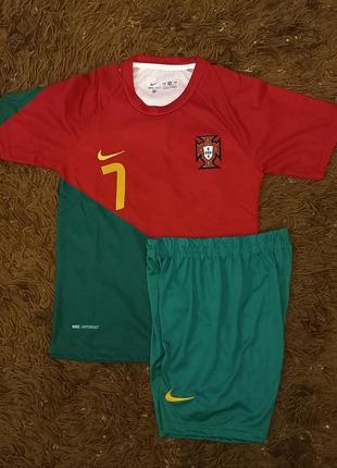 Рональдо форма футболка португалия шорты детская сезон 2022-235 фото