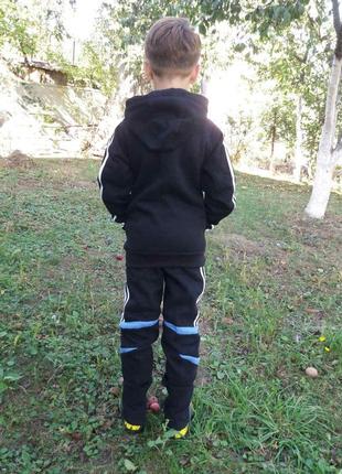 Адидас костюм детский утеплённый спортивный капюшон куртка5 фото