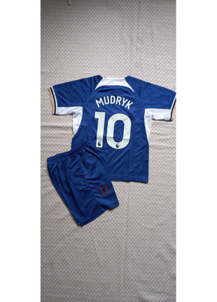 Мудрик форма челсі найк футбольна дитячий комплект ігровий