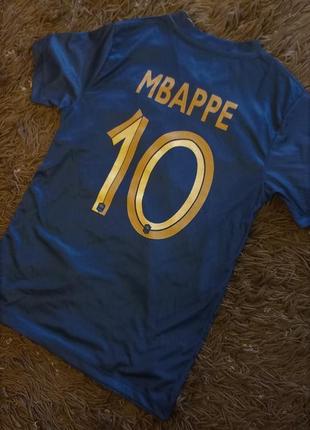 Мбаппе франція № 10 форма футбольна дитяча футболка шорти3 фото
