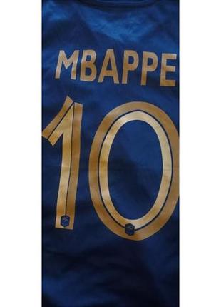 Мбаппе франція № 10 форма футбольна дитяча футболка шорти5 фото