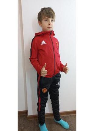 Манчестер юн. костюм детский спортивный комплект (mu) капюшон9 фото
