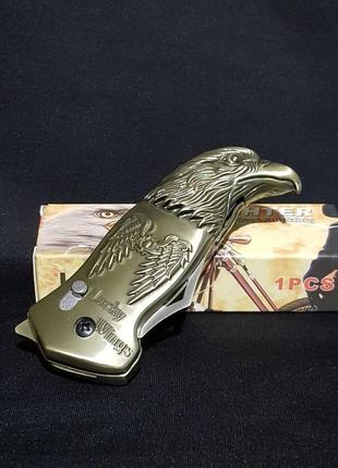 Красива запальничка орел з ножиком7 фото
