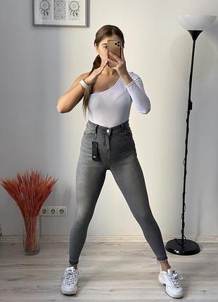 Джинси з високою посадкою f&f