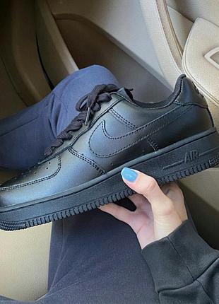 Кросівки nike air force 1 classic black кроссовки