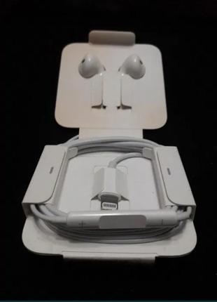 Наушники apple earpods with lightning connector (mmtn2) + з.у.