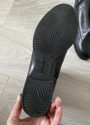 Кожаные сапоги ботинки челси salamander3 фото