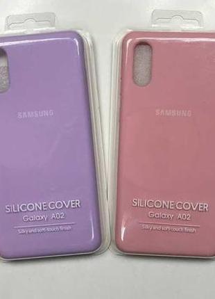 Силіконовий чохол silicone case для samsung a02