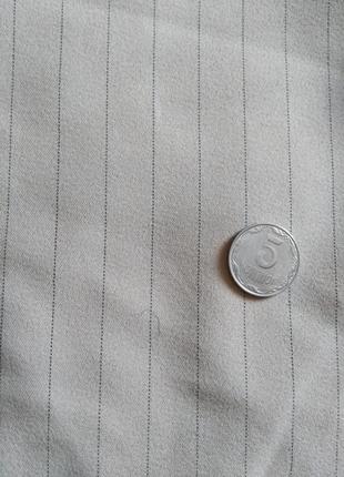 Тканина брючна бежева з темною смужкою!!!