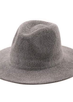 Сірий капелюх федора1 фото