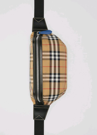 Burberry medium vintage check bonded cotton bum bag