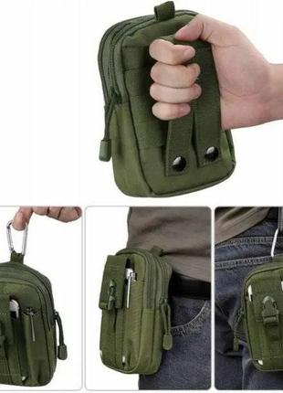 Тактическая сумка - сумка для телефона, система molle органайзер тактический с кордури.1 фото