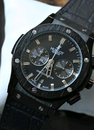 Годинник hublot leather2 фото