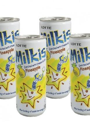 Напій газований безалкогольний milkis ананас 250 мл (9 шт.)