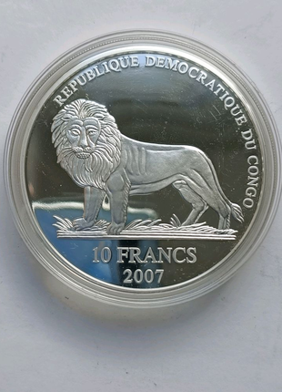 10 франків 2007 р. міхаель шумахер (скребро)2 фото