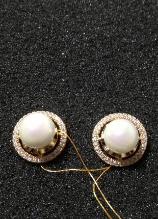 Серьги жемчужины2 фото