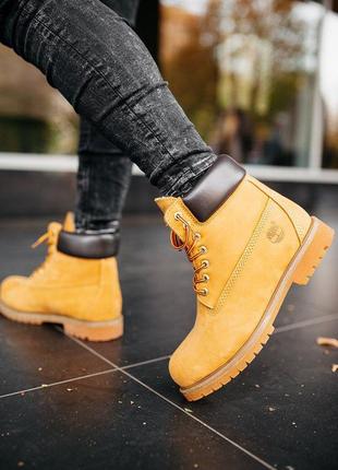 Черевики жіночі тімберленд, timberland ginger brown термо, весна-осінь6 фото