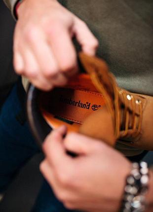 Черевики жіночі тімберленд, timberland ginger brown термо, весна-осінь10 фото