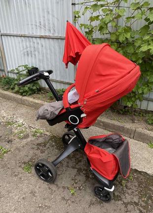 Коляска 2 в 1 stokke xplory x  + автокрісло + зимовий комплект2 фото