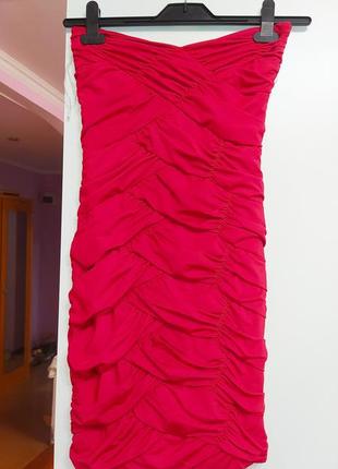 Платье резинка бюстье bon prix1 фото