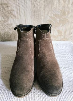 Rieker antistress черевики шкіряні черевики зима, замша німеччина як ecco, geox ,clarks3 фото